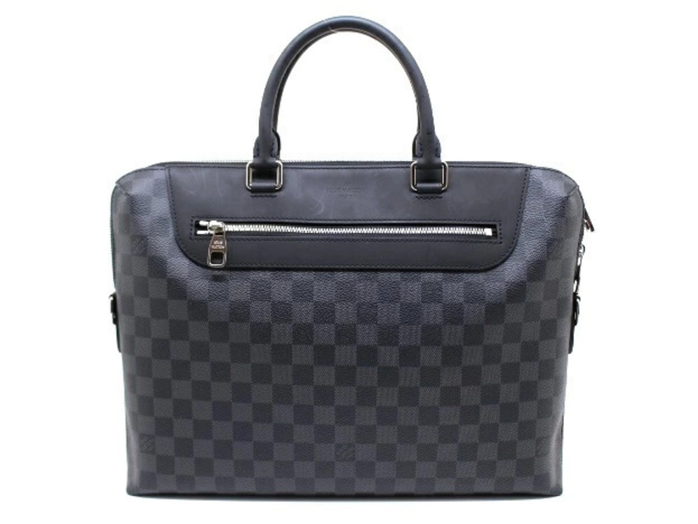 LOUIS VUITTON LV PDJ NM Business Bag Briefcase Graphite Black Shoulder